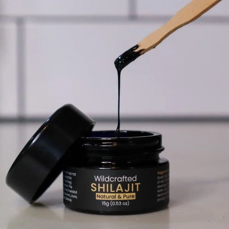 Pure Himalayan Shilajit Salajeet Resin - 100% Natural Gilgit Mountain Grade (Packet per Tola) photo 2